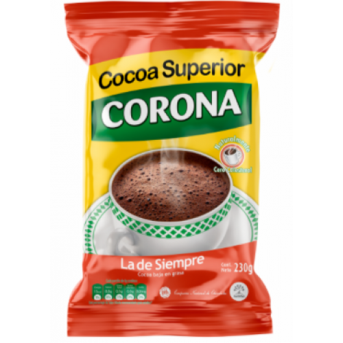 Corona Cocoa Superior Bolsa X 230 Gramos