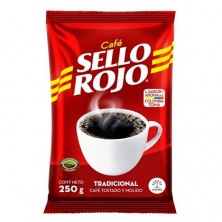 Café Sello rojo Tradicional Bolsa X 250 Gramos