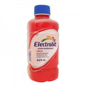 Suero rehidratante Electrolit fresa Botella X 625 Ml