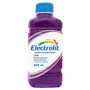 Suero rehidratante Electrolit uva Botella X 625 Ml