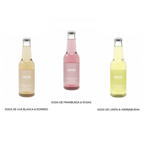 Hatsu Soda Sabores Surtido Botella X 300 ML