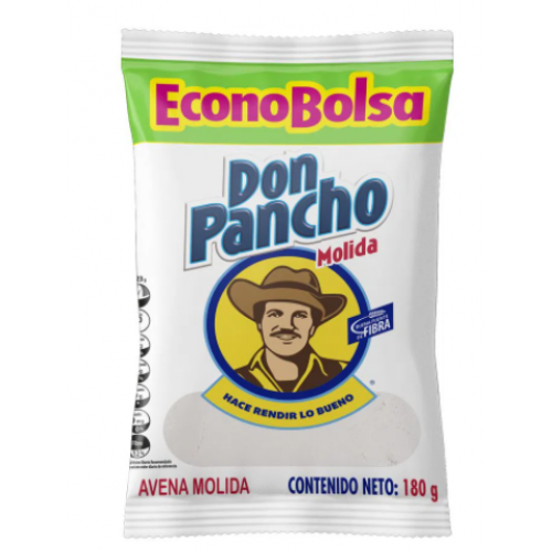 Don pancho Avena molida Bolsa X 180 Gramos 