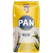 Harina De Maíz PAN Bolsa Blanco X 1000 Gramos