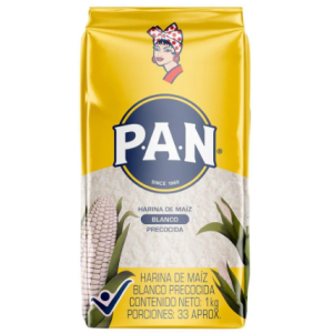 Harina de maíz Blanco Precocida PAN Bolsa X 1000 Gramos 