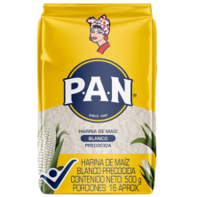 Harina De Maíz PAN Bolsa Blanco X 500 Gramos 