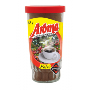 Aroma café instantáneo en polvo Frasco X 85 Gramos 