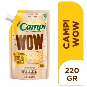 Margarina Campi WOW Esparcible con Sal Doy Pack X 220 Gramos