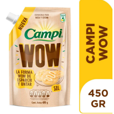Mantequilla Campi WOW  para mesa y cocina Doy pack X 450 Gramos 