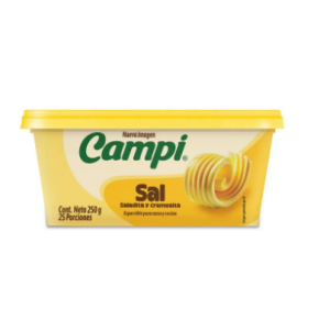 campi margarina con sal x 250 gr