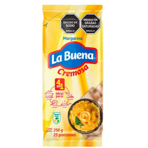 margarina la buena bolsa x 250 gr