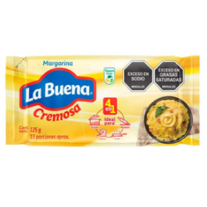 margarina la buena bolsax 125 gramos