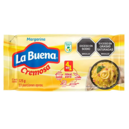 margarina la buena bolsax 125 gramos