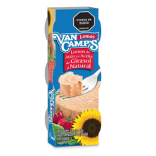 atun van camps atún en aceite de girasol 80 gr x 3 unidades