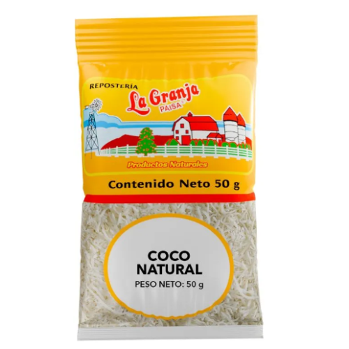 coco natural la granja x 50 gr