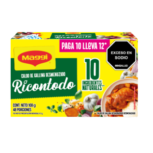 maggi ricontodo caldo desmenuzado pague 10 lleve 12 x 108 gr