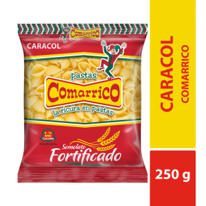 Pastas Comarrico Caracol Paquete X 250 Gramos 