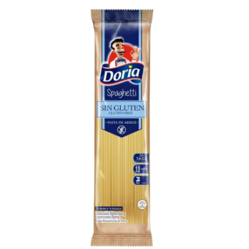 doria spaguetti sin gluten x 250 gr