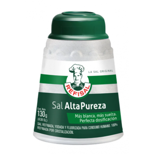 Refisal Sal de alta pureza Frasco X 130 Gramos 