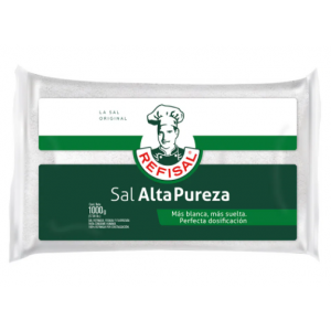 Refisal sal de alta Pureza Bolsa X 1000 Gramos