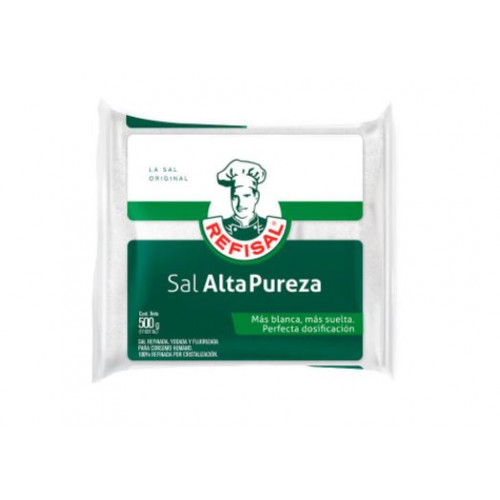 Sal Refisal Bolsa X 500 Gramos 