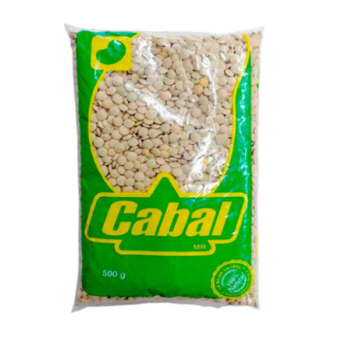lenteja x 500 gr cabal