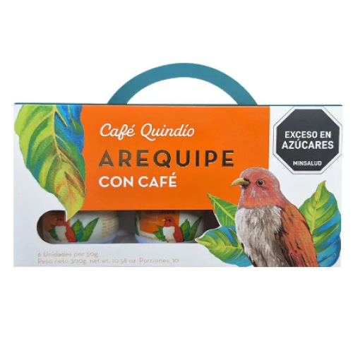 Café Quindío Arequipe con Café Caja X 6 Unidades 