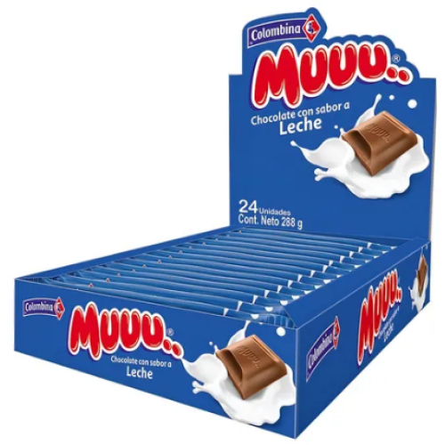 chocolatina muu x 24 unidades