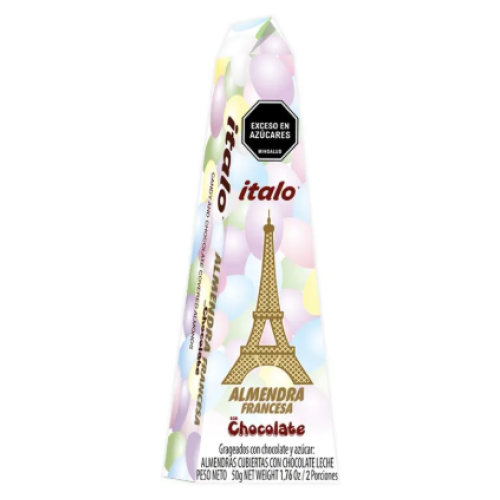 Italo Almendra Francesa Chocolate X 50 Gramos