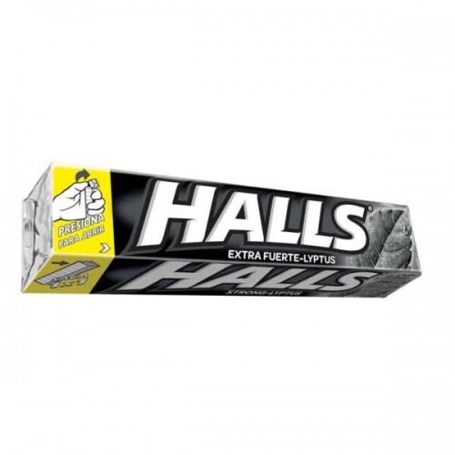 Halls extrafuerte lyptus Barra X 9 unidades 