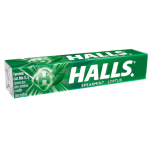 halls yerbabuena x 25.2 gramos