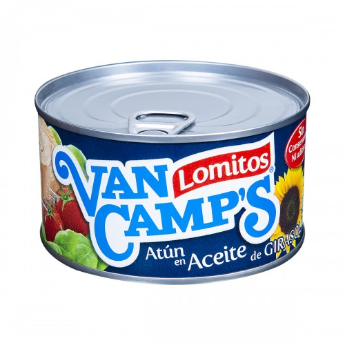 Lomitos Van-camp´s  atún en aceite de girasol Lata X 160 Gramos 