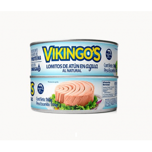 Vikingos Lomo de Atún en Agua Lata X 160 Gramos