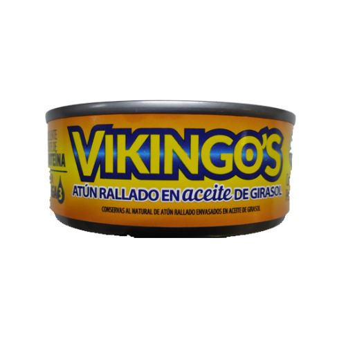 Vikingos Atún rallado en aceite Girasol Lata X 160 Gramos