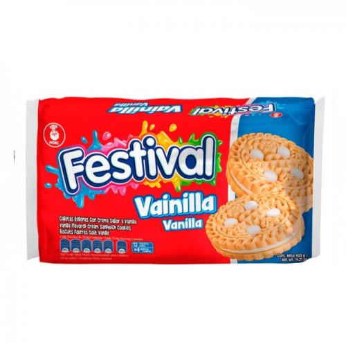 Festival galleta vainilla Paquete X 12 unidades