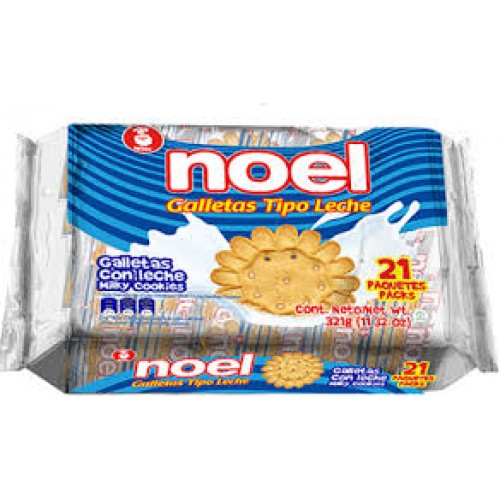 Galletas Noel Tipo leche Paquete X 21 Unidades 