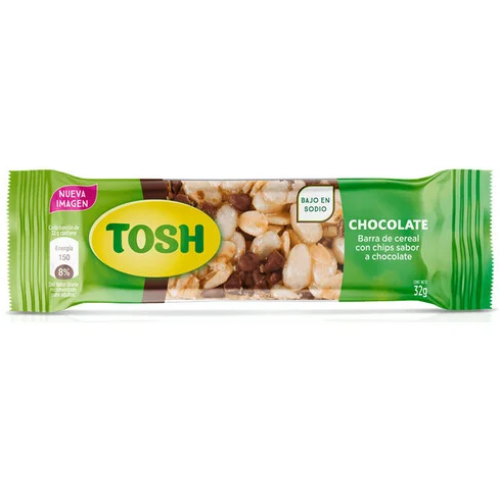 tosh barra chococolate x 32 gr