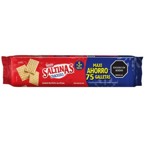 saltinas galletas original 5 Tacos Paquete X 450 gramos