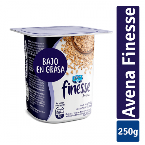 Avena Finesse bajo en grasa X 250 Gramos 