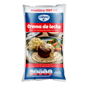 crema de leche alpina x 1100 ml 