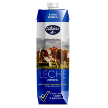alpina leche entera caja x 1 litro