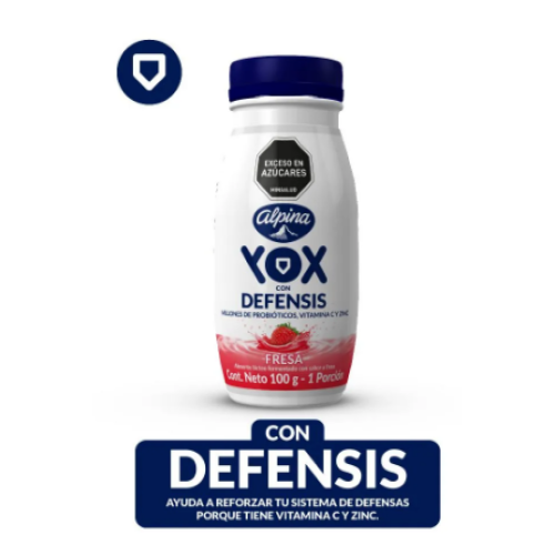 alpina yox fresa frasco x 100 gr