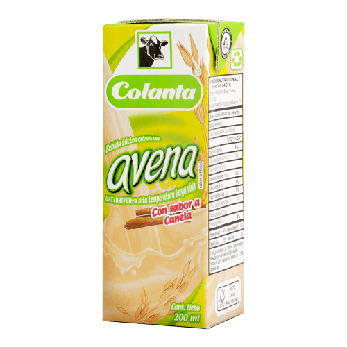 Avena con sabor a canela Caja X 200 Ml 