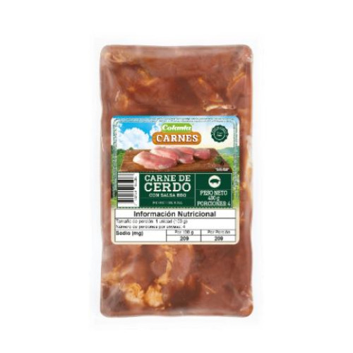 Carne Colanta de cerdo con salsa BBQ Porcionada X 400 Gr