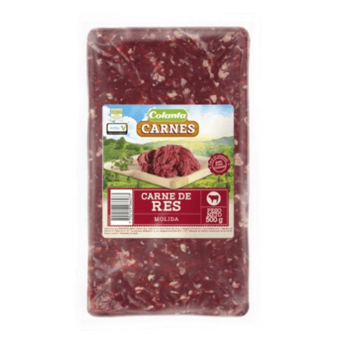 Colanta Carne de res Molida X 500 Gramos 