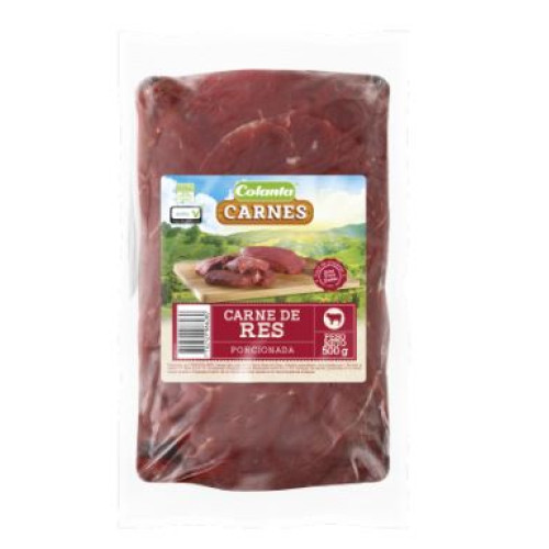Colanta Carne de res Porcionada x 500 Gramos 