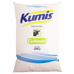 Kumis entero con dulce colanta Bolsa X 1000 Gramos 