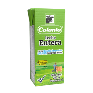 colanta leche entera x 200ml