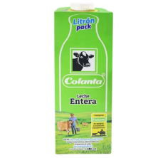 Leche Entera Colanta larga vida Caja X 1000 Ml 