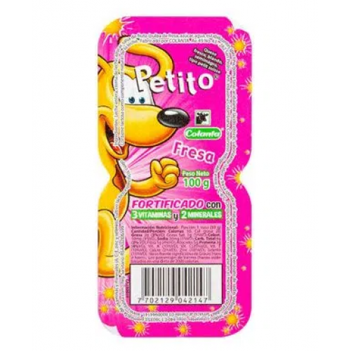 Petito sabores surtidos 2 Unidades X 90 Gramos 