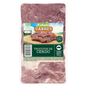 trocitos de cerdo x 500 gr